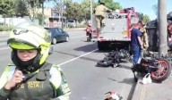 Un motociclista murió en un fatal accidente con un bus