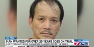 A former Sulphur restaurant owner who was on the run for years sat in trial today facing rape charges