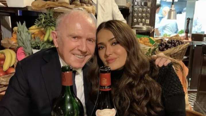 Salma Hayek celebra con cariño el cumpleaños 89 de su sueño François Pinault