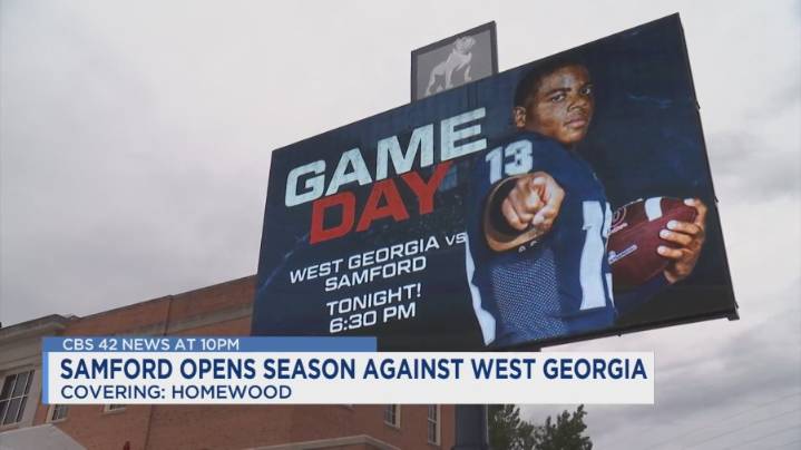 Samford students, fans enjoy first home game of football season
