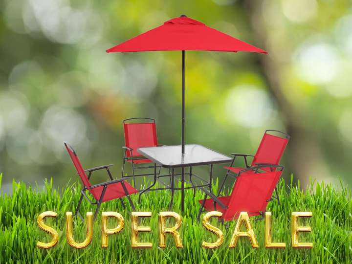 Walmart’s best-selling 6-piece umbrella patio set is on sale for less than $70
