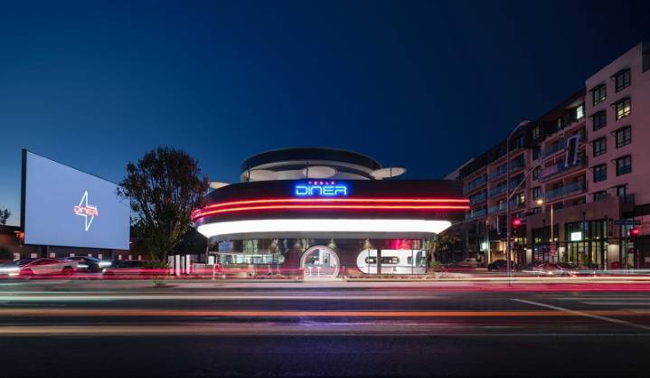 Tesla Diner Slashes Menu Weeks After Grand Opening in Hollywood
