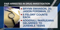 Pair arrested in drug investigation in Minot