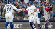 Kirk, Gimenez hit home runs to power Blue Jays to 10