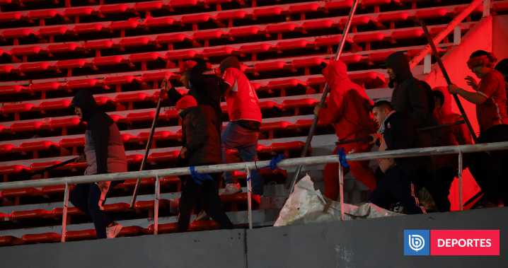 La U por violenta jornada en Argentina :" Una cancha no puede ser escenario de las imágenes que vimos"