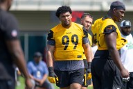 Steelers' Derrick Harmon to miss about a month with MCL sprain