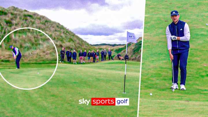 Nexo Scottish Championship: Connor Syme mishits putt by 82 YARDS!