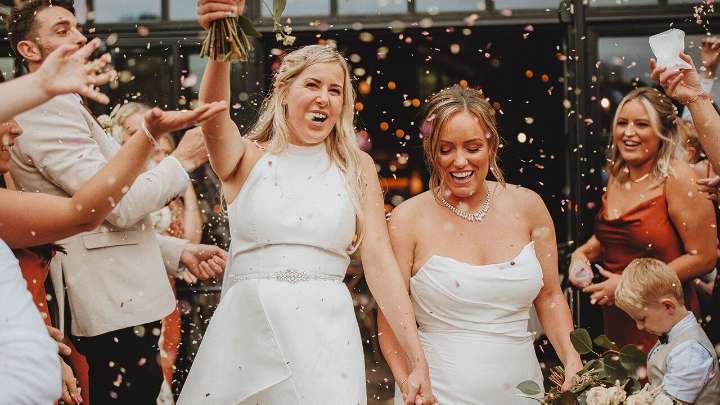 In Britain, same-sex marriages are more common for women than men