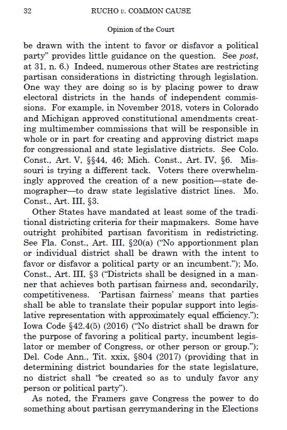 The Alternative Paths to Redistricting Reform the Court Pointed to in Common Cause v. Rucho are Unraveling