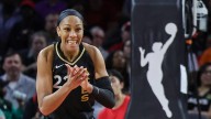 A’ja Wilson scores 29 on her 29th birthday to help the Aces beat the Storm 90