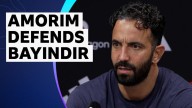 'No, no, no no!' Amorim defends Bayindir after mistake