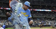 Brewers win 7th straight thanks to Perkins' throw