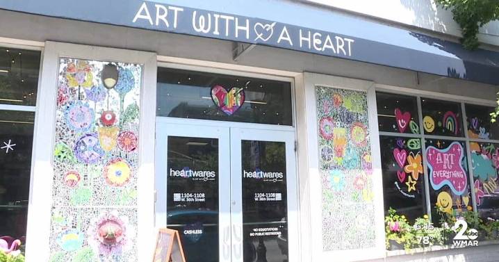 'Shop and Bop' at Hampden store that uses art to help the community