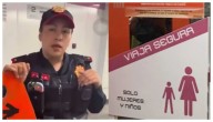 Policía impide acceso a mujer trans al área exclusiva de mujeres del Metro CDMX (VIDEO)