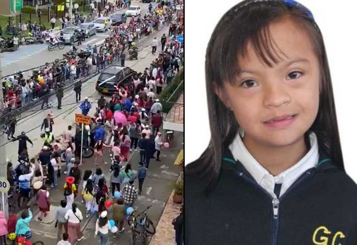 Cajicá despide a Valeria Afanador en medio de homenajes y una multitudinaria caravana