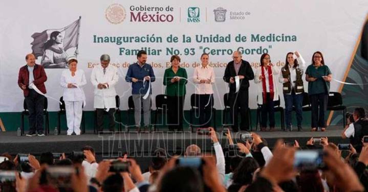 Inaugura Claudia Sheinbaum Unidad de Medicina Familiar 93 de Ecatepec