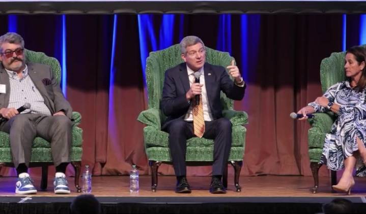 Goodwin, Farrell and Joyce talk development and retention in WV cities at business summit