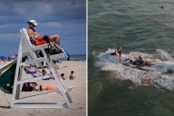 Beachgoers risk 'arrest' to swim without lifeguard after tragic incident
