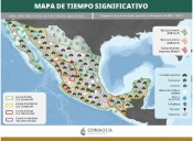 Persistirán las lluvias y chubascos martes y parte del miércoles en Zacatecas