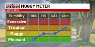 First Alert Forecast: Humidity returning to ‘tropical’ status by the weekend