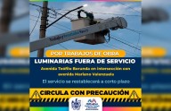 Alertan por luminarias fuera de servicio en la Teófilo Borunda