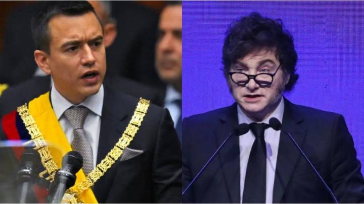 Javier Milei recibirá al presidente de Ecuador, Daniel Noboa