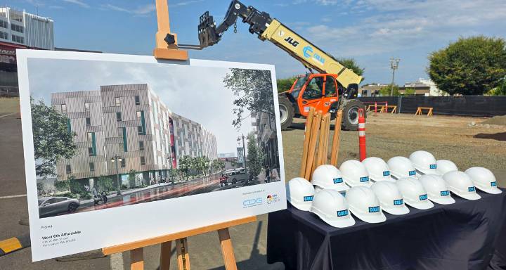 City, tribal leaders break ground on affordable housing project in downtown Vancouver