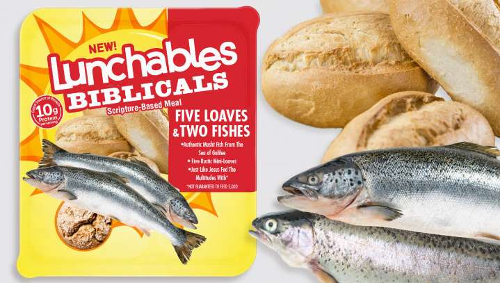 New More Biblical Lunchables Include Five Loaves, Two Fish