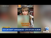 Taylor Swift announces 12th studio album, 'The Life of a Showgirl'