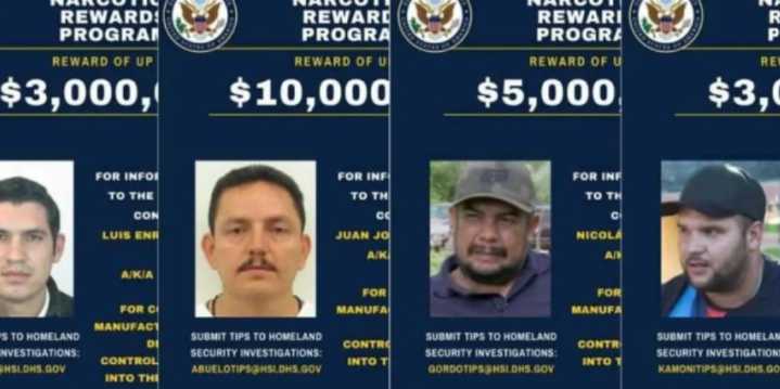 EE. UU. ofrece millonaria recompensa por líderes de Cárteles Unidos y Viagras