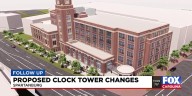 Proposed clock tower changes in Spartanburg