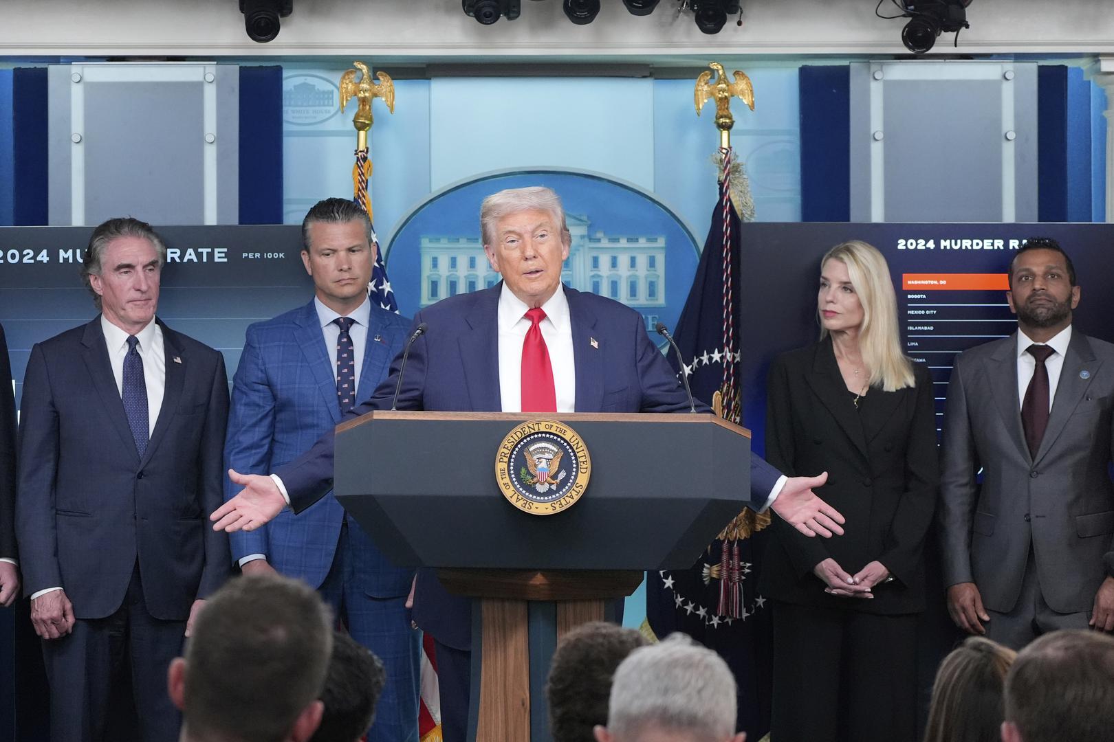 Trump says he's placing Washington police under federal control and deploying the National Guard