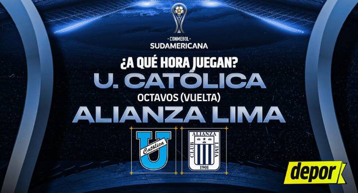 ¿A qué hora juegan Alianza Lima vs. Universidad Católica por Copa Sudamericana?