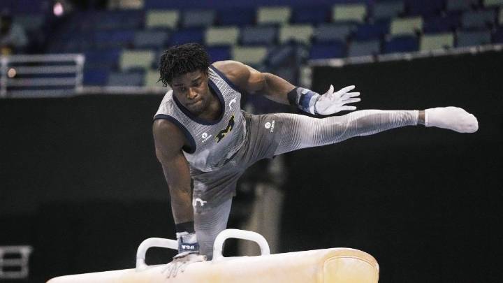 Frederick Richard fighting to make gymnastics ‘cool’ with uniform