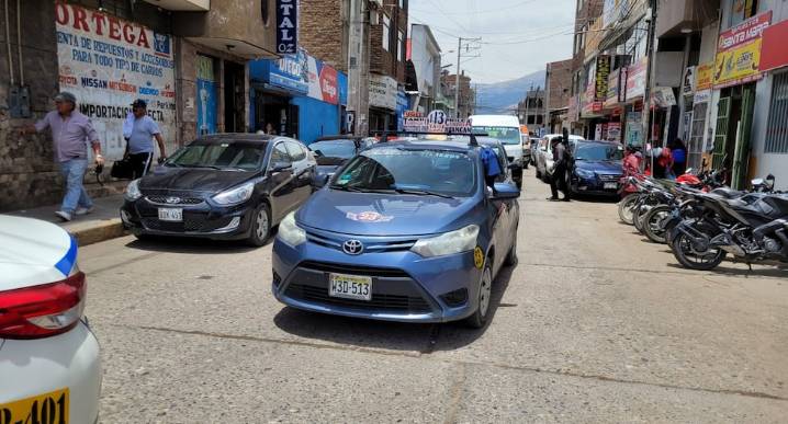 Huancayo: Hasta en 10% crece el parque automotor por aumento del transporte público