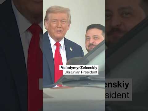 Trump Greets Zelenskiy at White House Ahead of Peace Talks