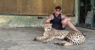 'Ibiza Final Boss' poses with 'sedated cheetah' as people rage 'that's not a flex'