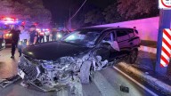 Conductor arrastra a policía y luego impacta a patrulla en San Pedro; es detenido