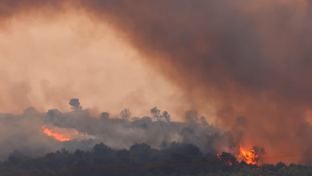 One dead, houses destroyed as wildfires rage in southern France