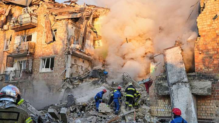 Mass Russian drone and missile attack kills 15 and injures 48 in Ukraine's capital