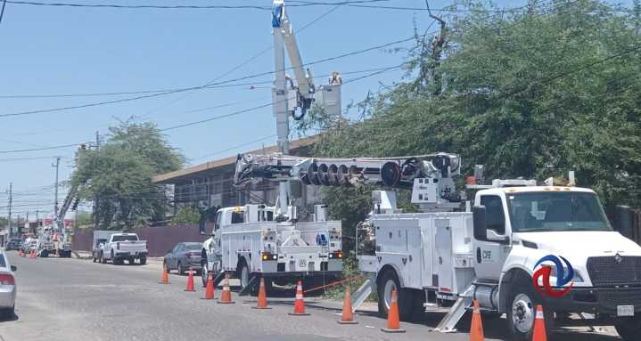 Reportan apagones en diversas zonas de Mexicali