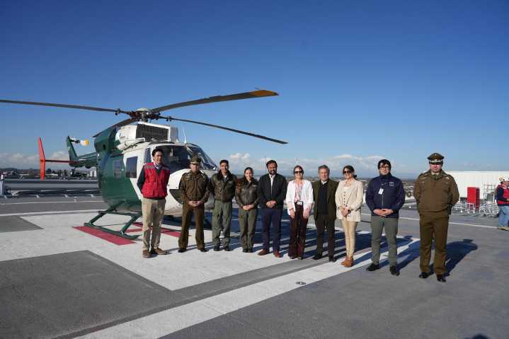 Aprobado funcionamiento del helipuerto del nuevo Hospital Regional de Ñuble.