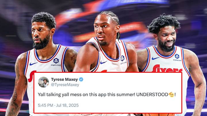 Tyrese Maxey reveals meaning behind viral “talking mess” tweet