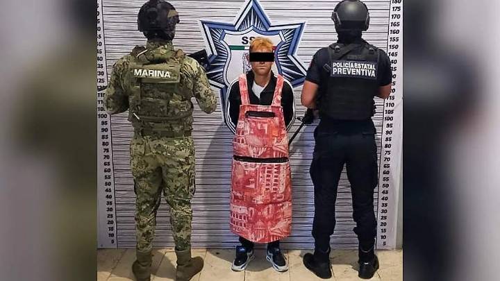 Cae “El Quijadas”, presunto narcomenudista que operaba en la Central de Abasto
