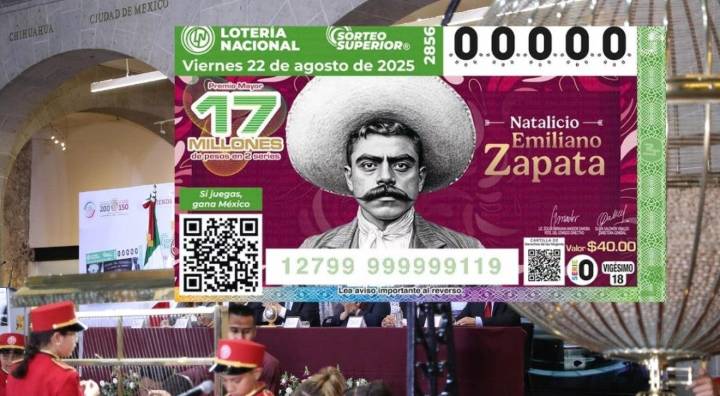 Lotería Nacional: Resultados del Sorteo Superior 2856 del 22 de agosto de 2025