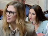 Lilia Lemoine se paró para tapar la cámara cuando hablaba Marcela Pagano y se desató un bochorno en Diputados