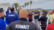 La selección de fútbol sala de Kuwait visita Valdoviño en su concentración en Ferrolterra