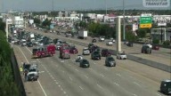 Multi-vehicle crash blocks westbound Katy freeway lanes
