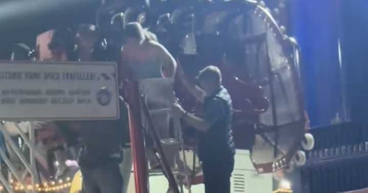 Boardmasters fairground ride breaks down as thrillseekers left 'stuck upside down'