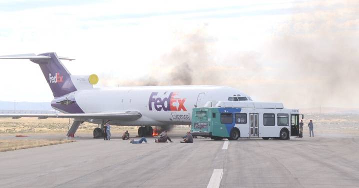 Massive emergency training exercise simulates plane crash at the Boise Airport